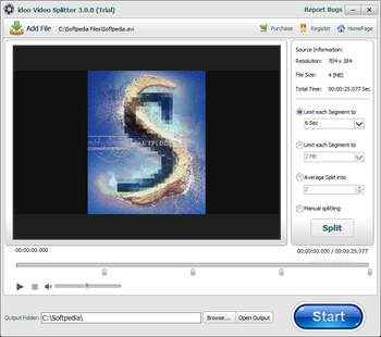 idoo Video Splitter screenshot