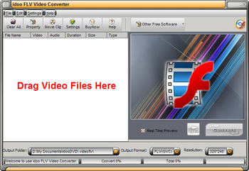 idoo Video to flv Converter screenshot 2
