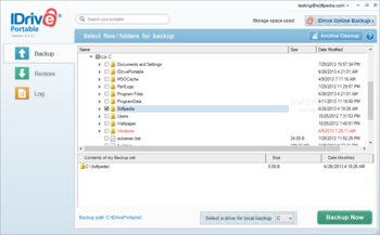 IDrive Portable screenshot 2