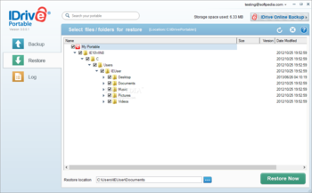 IDrive Portable screenshot 4