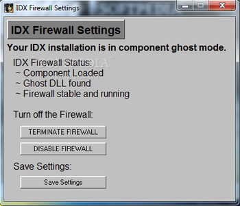 IDX Security Center screenshot 2