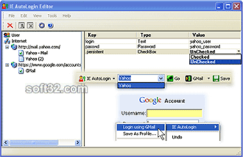 IE AutoLogin screenshot 2