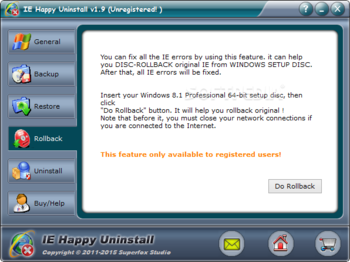 IE Happy Uninstall screenshot 4