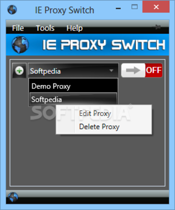 IE Proxy Switch screenshot 3