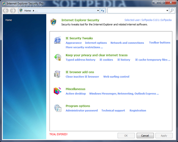 IE Security Pro screenshot