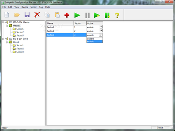 IEC 870-5-104 Simulator screenshot