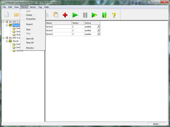 IEC 870-5-104 Simulator screenshot 2