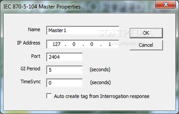 IEC 870-5-104 Simulator screenshot 3