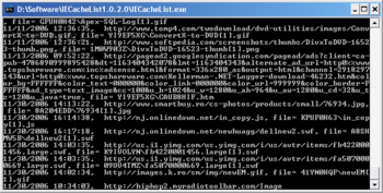 IECacheList Lite screenshot