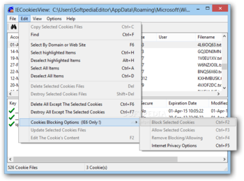 IECookiesView screenshot 3
