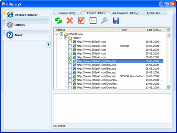 IEHistoryX screenshot 2