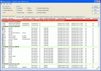 IFilter Explorer screenshot