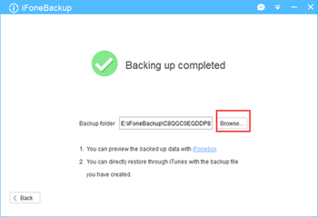 iFoneBackup screenshot 2