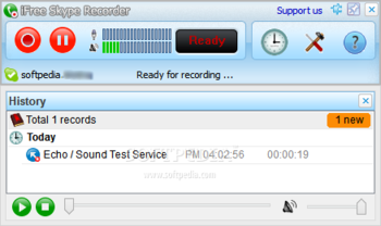 iFree Skype Recorder screenshot 2