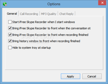iFree Skype Recorder screenshot 3