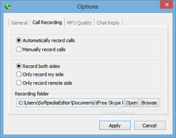 iFree Skype Recorder screenshot 4