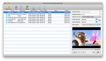 iFunia FLV Converter for Mac screenshot 2