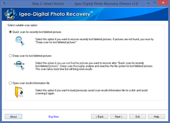IGEO Digital Photo Recovery screenshot 2