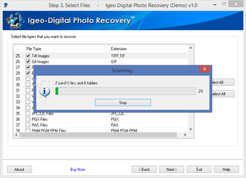 IGEO Digital Photo Recovery screenshot 3