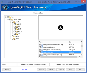 IGEO Digital Photo Recovery screenshot 4