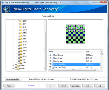 IGEO Digital Photo Recovery Software screenshot