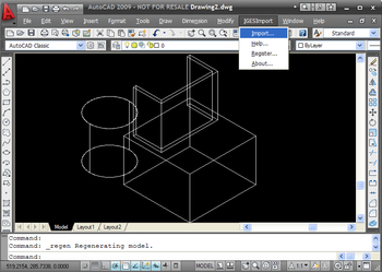 IGES Import for AutoCAD screenshot