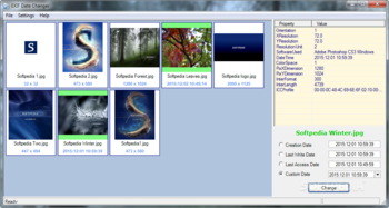 Igor Tolmachev's EXIF Date Changer screenshot