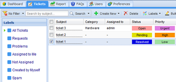 iHelpdesk screenshot