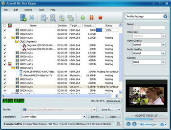 iJoysoft Blu Ray Ripper screenshot
