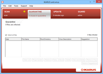 IKARUS anti.virus (formerly Ikarus Virus Utilities) screenshot 2