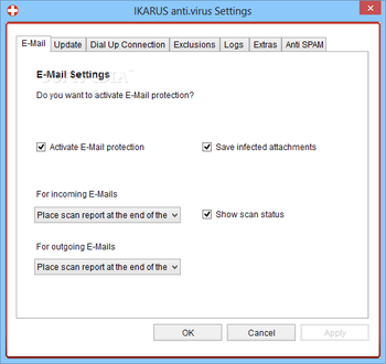 IKARUS anti.virus (formerly Ikarus Virus Utilities) screenshot 4