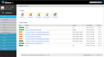 iKode Helpdesk X screenshot
