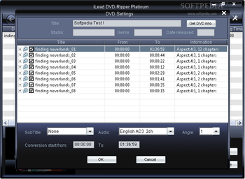 iLead DVD Ripper Platinum screenshot