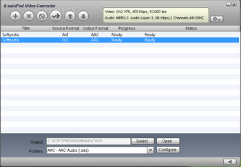iLead iPod Video Converter screenshot 2