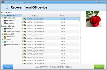 iLike iPhone Data Recovery Pro screenshot 2