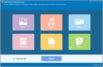 iLike SD Card Data Recovery screenshot