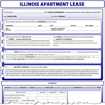 Illinois Apartment Lease screenshot