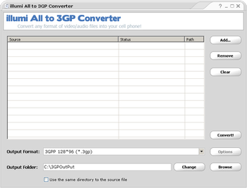 illumi All to 3GP Converter screenshot 3