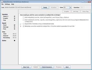 Illustrator CS3 ACE Exam Aid screenshot 2