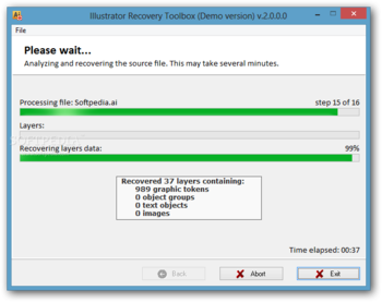 Illustrator Recovery Toolbox screenshot 2