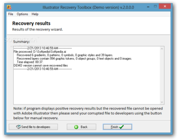 Illustrator Recovery Toolbox screenshot 3