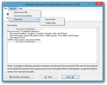 Illustrator Recovery Toolbox screenshot 4