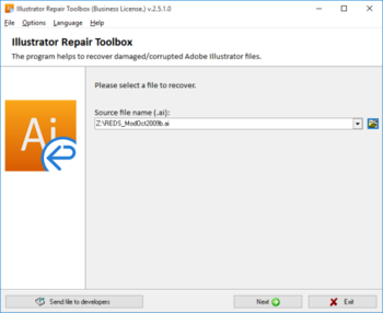 Illustrator Repair Toolbox screenshot