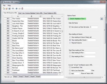 Illustrator XML Creator screenshot