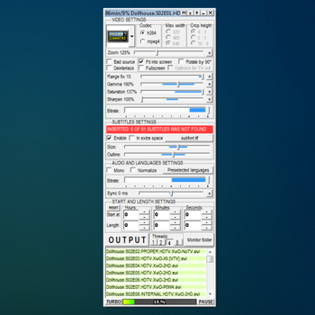 iLove - video and subtitles converter screenshot