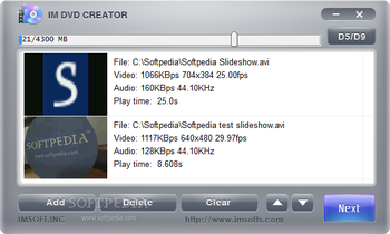 IM DVD Creator screenshot 2