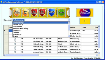 IM Pro Dashboard Standard Edition screenshot