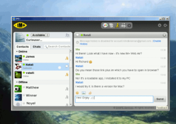 IM+ Web for Adobe Air screenshot