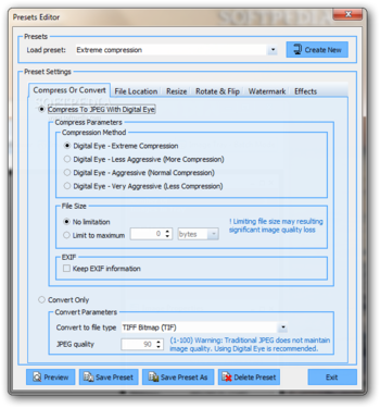 Image Compressor Pro Edition 2008 screenshot 6