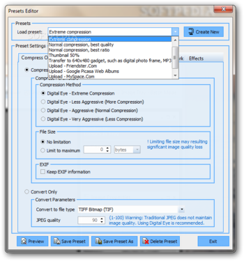 Image Compressor Pro Edition 2008 screenshot 7